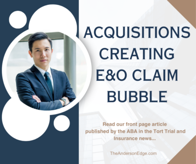 ABA Newsletter E&O Claim Bubble Article Summer 2023 Issue